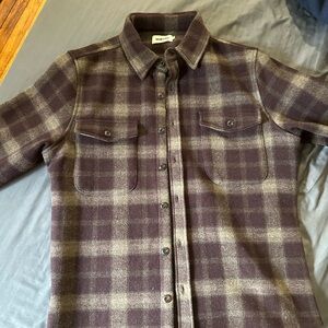 Taylor Stitch The Maritime Shirt Jacket Burgundy